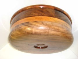 Large Bowl: Mahogany, Black Walnut and Oak